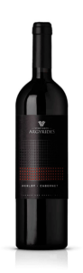Argyrides Merlot Cabernet red wine bottle