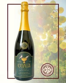 Brut Nature Xynisteri sparkling wine bottle