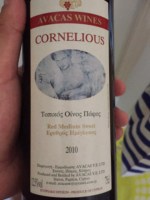 Cornelious red wine bottle