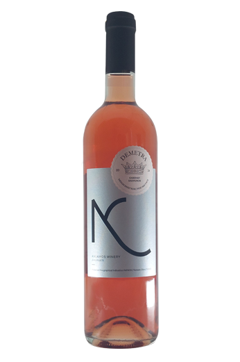 Kalamos Winery Demetra Rosé bottle