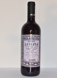 Ayia Mavri Lefkada red bottle