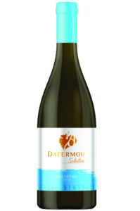 Single Vineyard Assyrtiko wine bottle